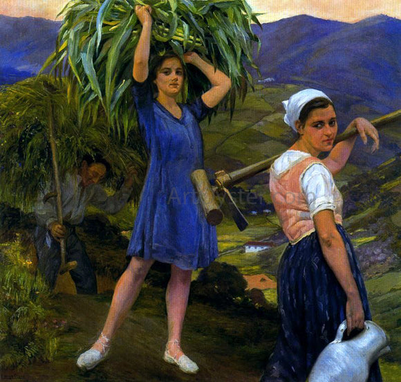  Ignacio Diaz Olano Escena en el Campo - Canvas Art Print