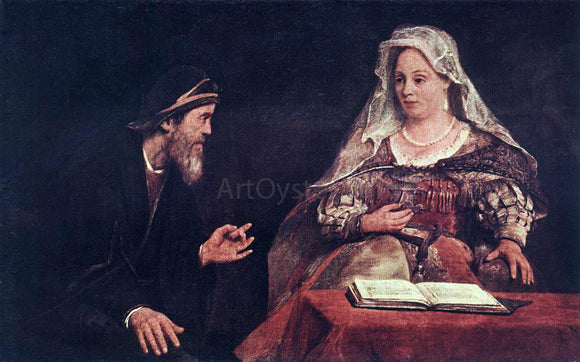  Aert De Gelder Esther and Mordecai - Canvas Art Print