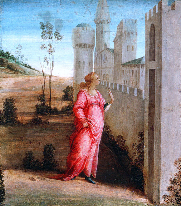  Filippino Lippi Esther at the Palace Gate - Canvas Art Print