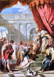  Sebastiano Ricci Esther Before Ahasuenus - Canvas Art Print