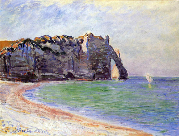  Claude Oscar Monet Etretat, the Porte d'Aval - Canvas Art Print