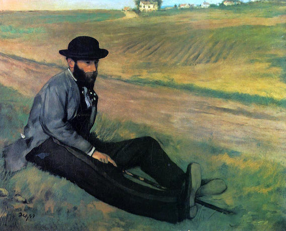  Edgar Degas Eugene Manet - Canvas Art Print