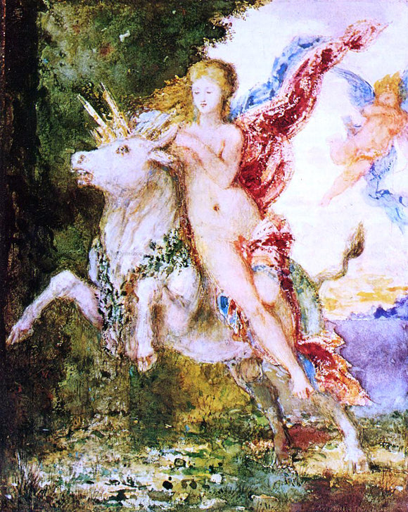  Gustave Moreau Europa and the Bull - Canvas Art Print