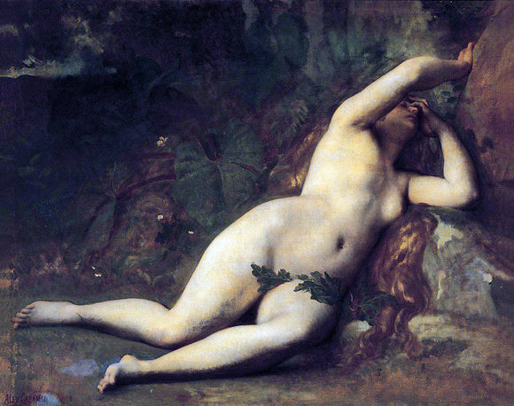  Alexandre Cabanel Eve After the Fall - Canvas Art Print