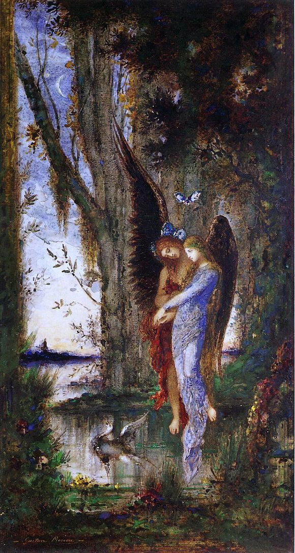  Gustave Moreau Evening and Sorrow - Canvas Art Print