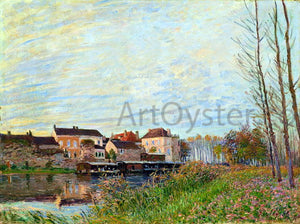  Alfred Sisley Evening in Moret, End of October - Canvas Art Print