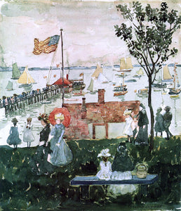  Maurice Prendergast Excursionists, Nahant - Canvas Art Print