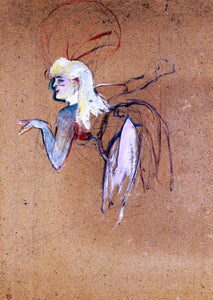  Henri De Toulouse-Lautrec Extra in the Folies-Bergere Revue - Canvas Art Print