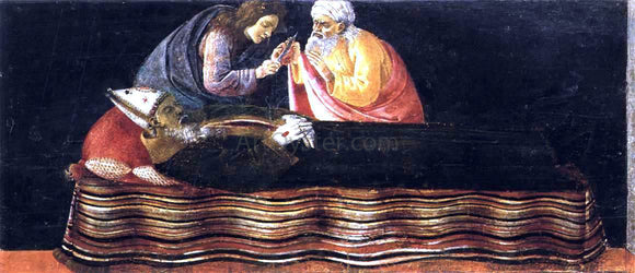  Sandro Botticelli Extraction of St Ignatius' Heart - Canvas Art Print