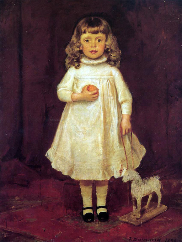  Frank Duveneck F. B. Duveneck as a Child - Canvas Art Print