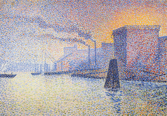  Georges Lemmen Factories on the Thames - Canvas Art Print