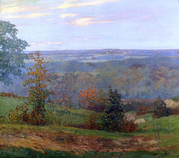  Alfred Jansson Fall Landscape - Canvas Art Print