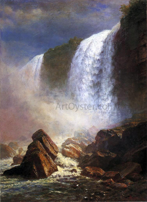  Albert Bierstadt Falls of Niagara from Below - Canvas Art Print