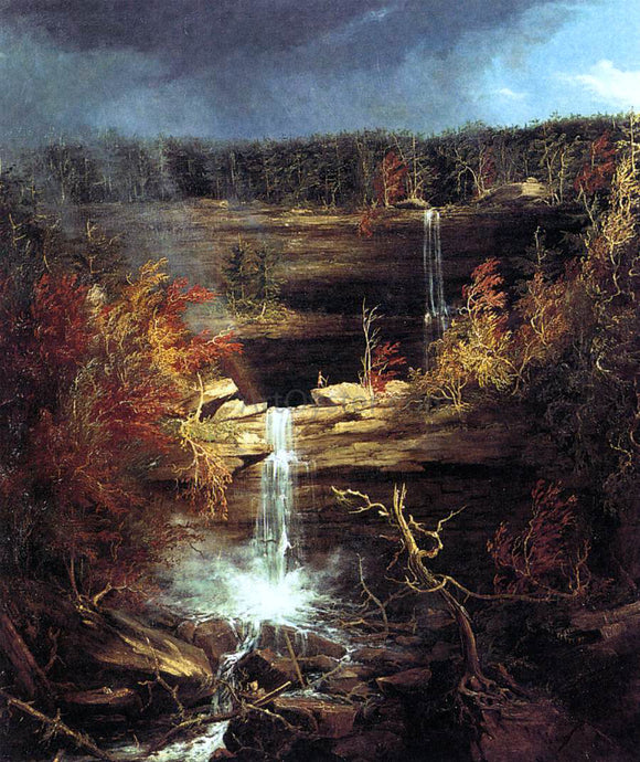  Thomas Cole Falls of the Kaaterskill - Canvas Art Print