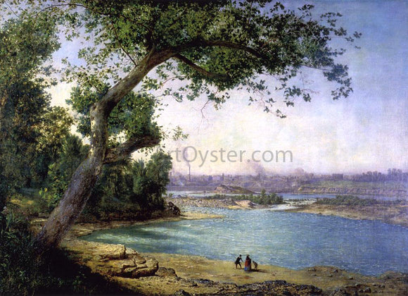  Alexander Helwig Wyant Falls of the Ohio and Louisville - Canvas Art Print