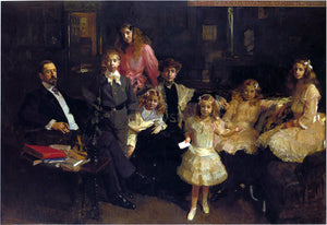  Joaquin Sorolla Y Bastida Family Eratruriz - Canvas Art Print