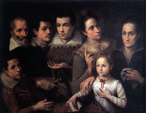  Lavinia Fontana Family Portrait - Canvas Art Print