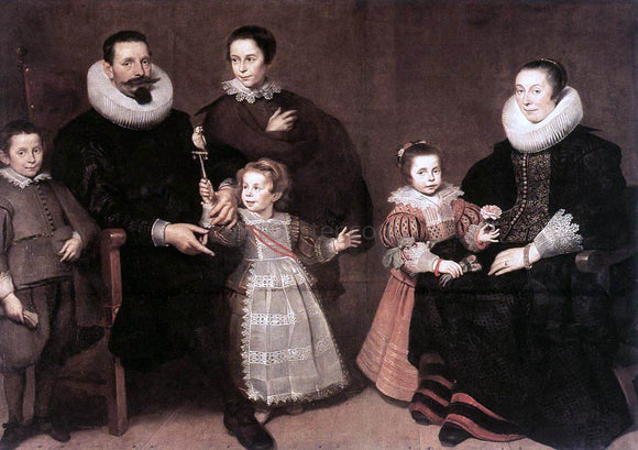  Cornelis De Vos Family Portrait - Canvas Art Print