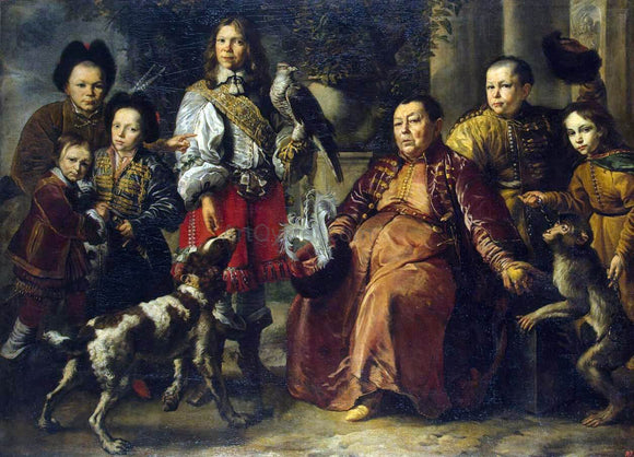  II Daniel Schultz Family Portrait - Canvas Art Print