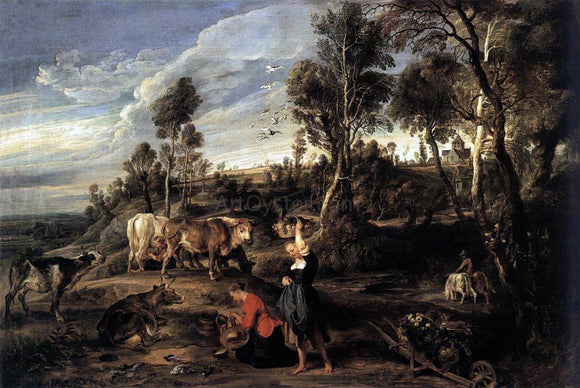  Peter Paul Rubens Farm at Laken - Canvas Art Print
