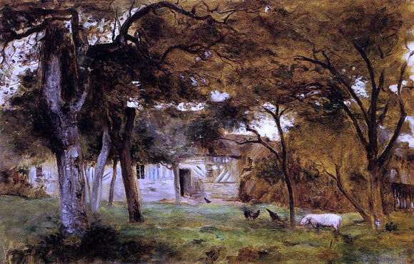  Berthe Morisot Farm in Normandy - Canvas Art Print
