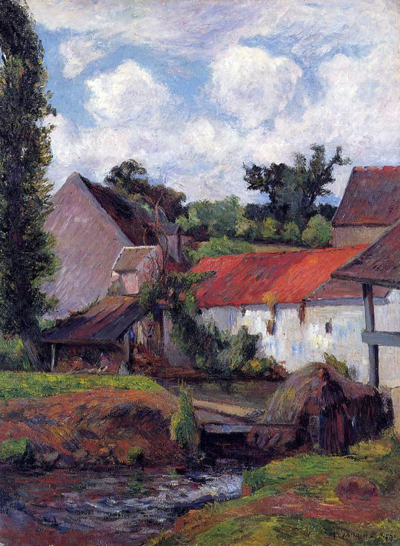  Paul Gauguin Farm in Osny - Canvas Art Print