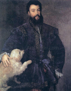  Titian Federigo Gonzaga, Duke of Mantua - Canvas Art Print