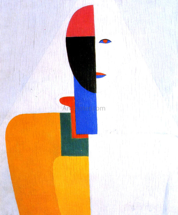  Kasimir Malevich Female Half Figure - Canvas Art Print