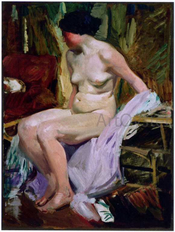  Joaquin Sorolla Y Bastida Female Nude - Canvas Art Print