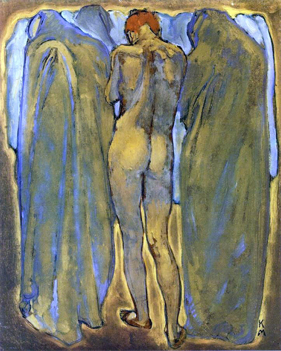  Koloman Moser Female Nude - Canvas Art Print