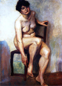  Lovis Corinth A Female Nude - Canvas Art Print