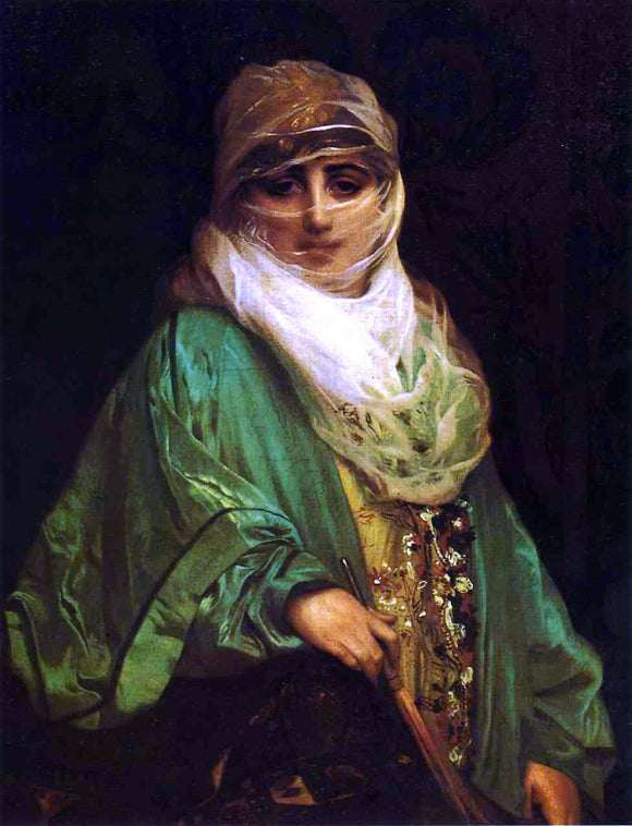  Jean-Leon Gerome Femme De Constantinople - Canvas Art Print