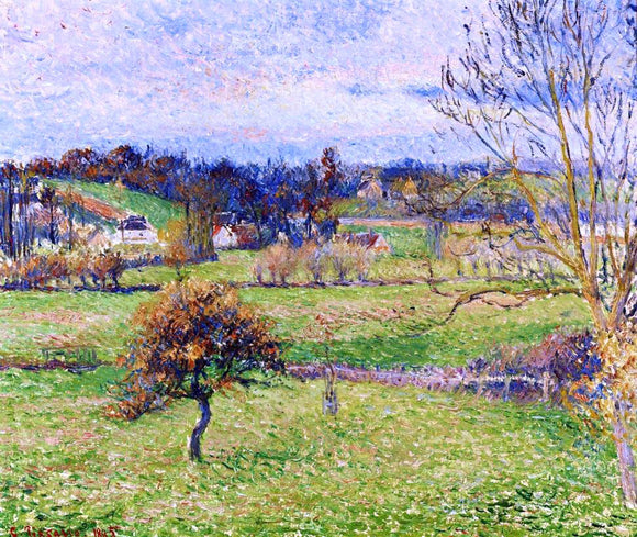  Camille Pissarro Field at Eragny - Canvas Art Print