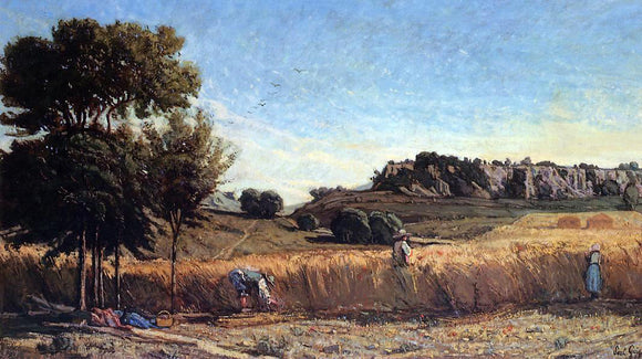  Paul-Camille Guigou Field of Wheat - Canvas Art Print