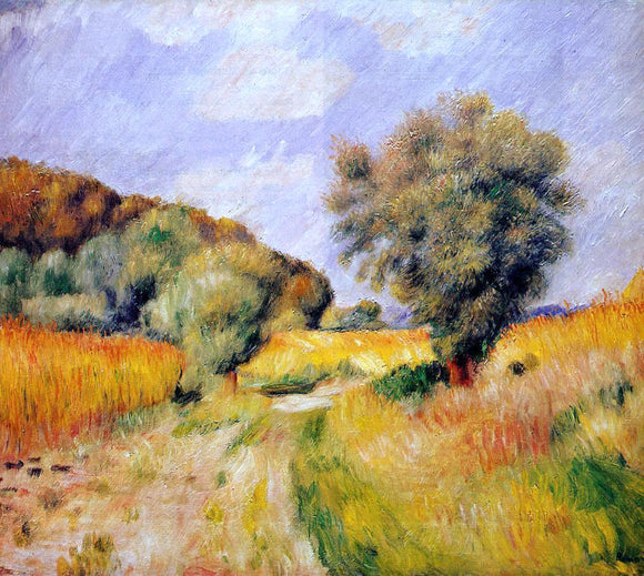  Pierre Auguste Renoir Fields of Wheat - Canvas Art Print