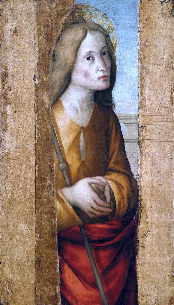  Macrino D'Alba Figure of a Saint - Canvas Art Print