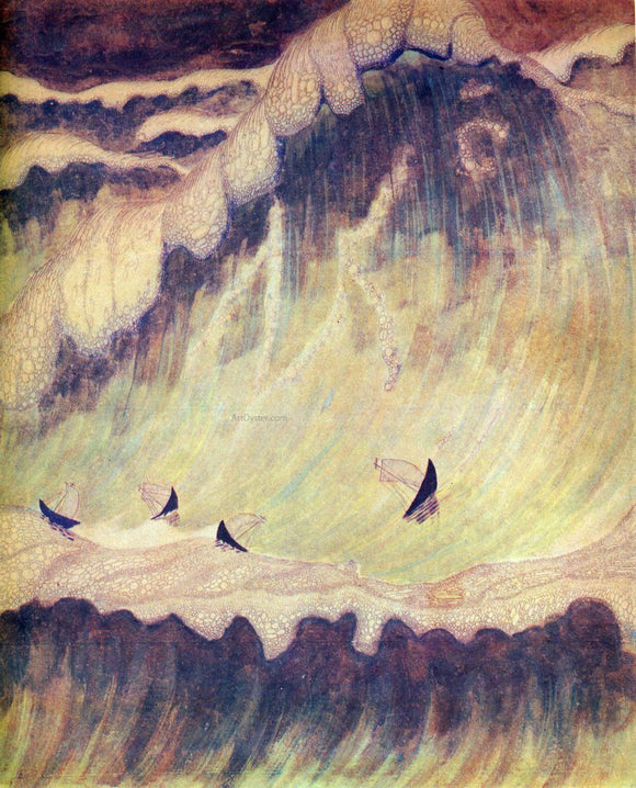  Mikalojus Ciurlionis Finale Sonata of the Sea - Canvas Art Print