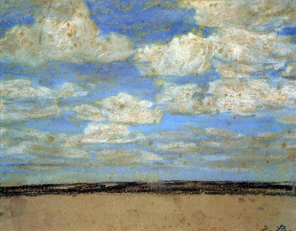  Eugene-Louis Boudin Fine Weather on the Estuary - Canvas Art Print
