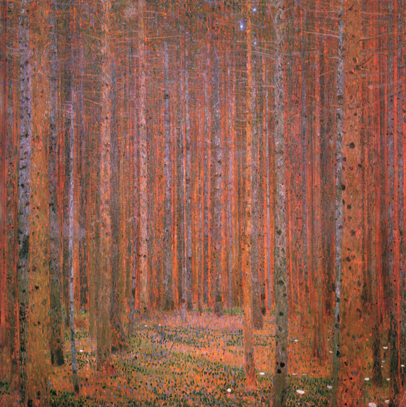  Gustav Klimt Fir Forest I - Canvas Art Print