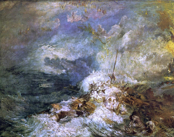  Joseph William Turner Fire at Sea - Canvas Art Print