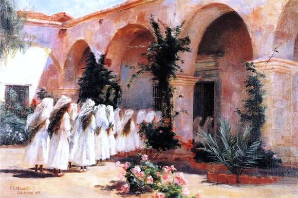  Fannie Eliza Duvall First Communion, San Juan Capistrano - Canvas Art Print