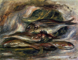  Pierre Auguste Renoir Fish - Canvas Art Print