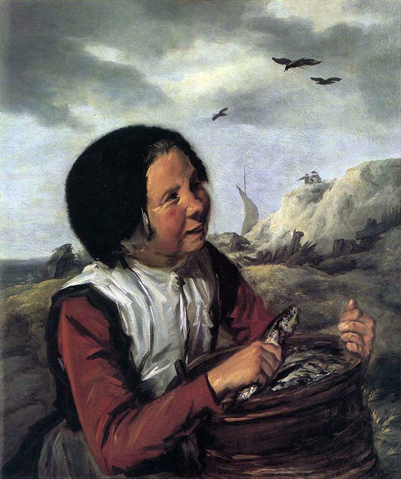  Frans Hals Fisher Girl - Canvas Art Print