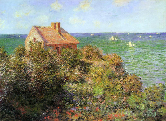  Claude Oscar Monet A Fisherman's Cottage at Varengeville - Canvas Art Print