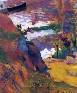  Paul Gauguin Fishermen and Bathers on the Aven - Canvas Art Print