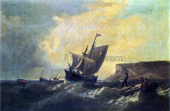  William Bradford Fishermen in an Approaching Storm - Canvas Art Print