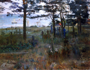  Lovis Corinth Fishermen's Cemetery at Nidden - Canvas Art Print