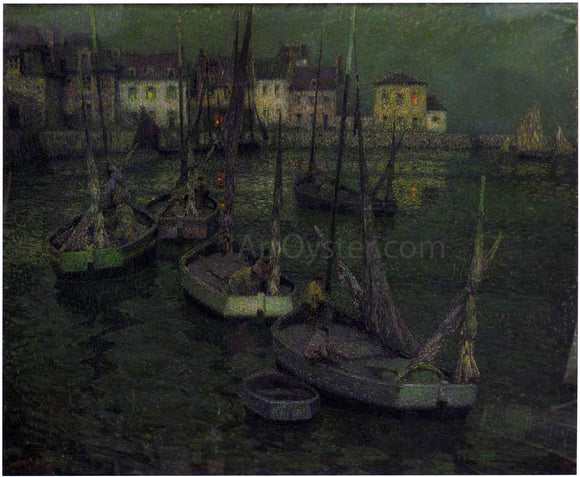  Henri Le Sidaner Fishing Boats - Canvas Art Print