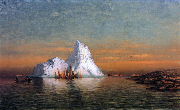  William Bradford Fishing Fleet off Labrador - Canvas Art Print