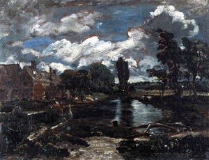  John Constable Flatford Mill from a Lock on the Stour - Canvas Art Print